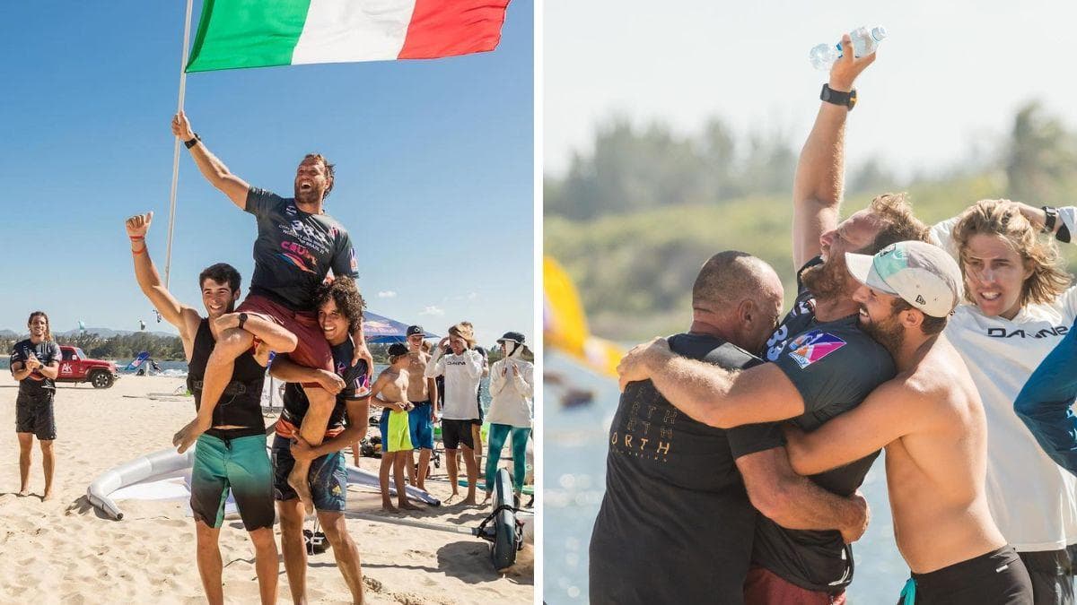 Cappuzzo campione mondiale di wingfoil