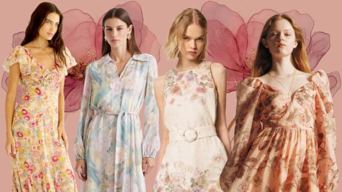 Gli abiti a fiori tornano protagonisti: il floreale conquista la primavera 2024