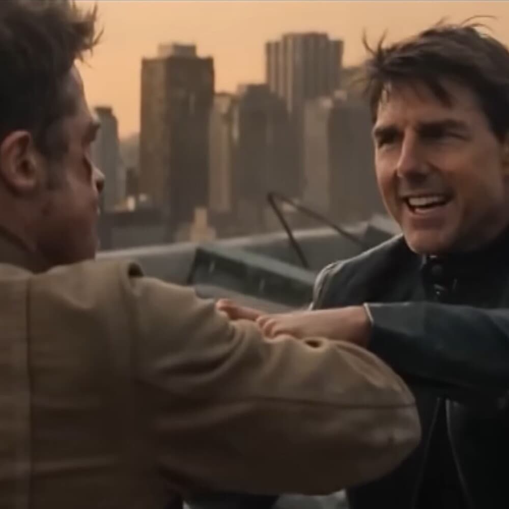 Hollywood vs IA cinese: la finta rissa Cruise-Pitt scatena lo scontro